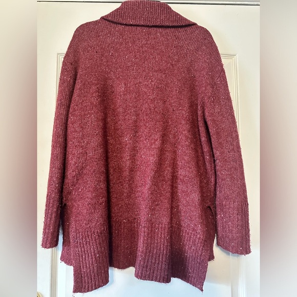 Women’s long sleeve V-neck sweater - Picture 4 of 4